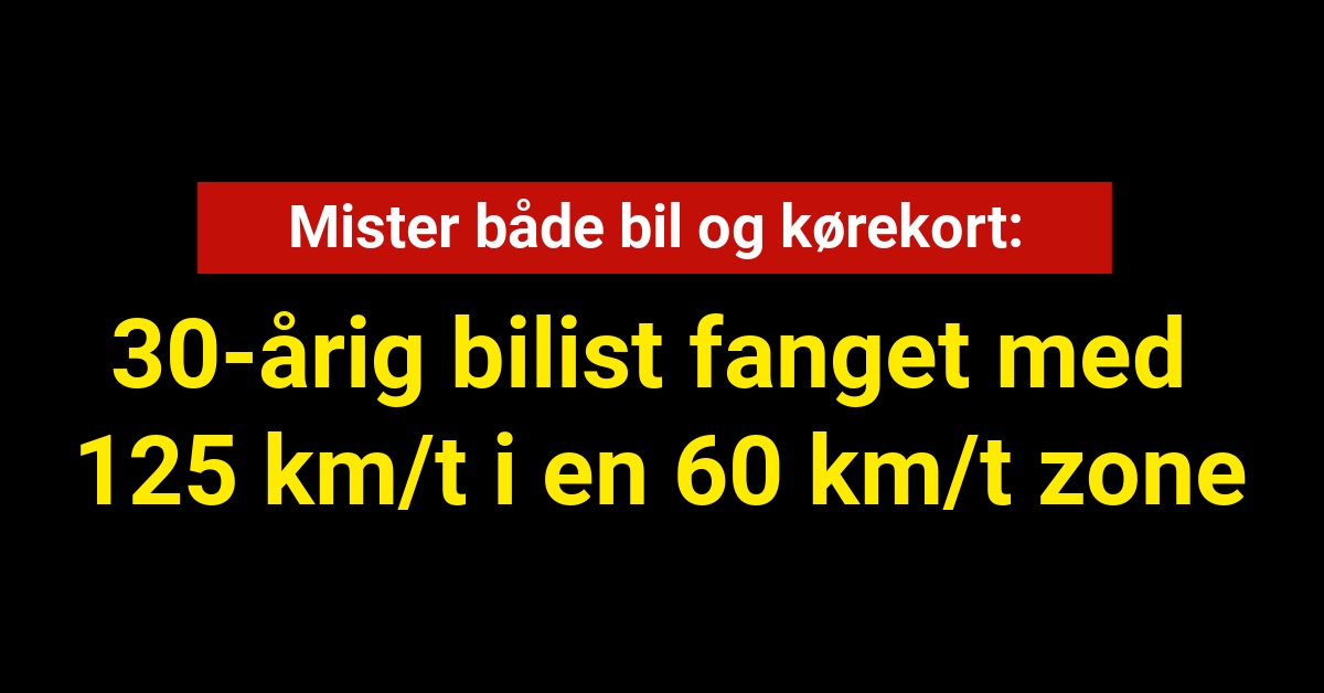 Mister både bil og kørekort