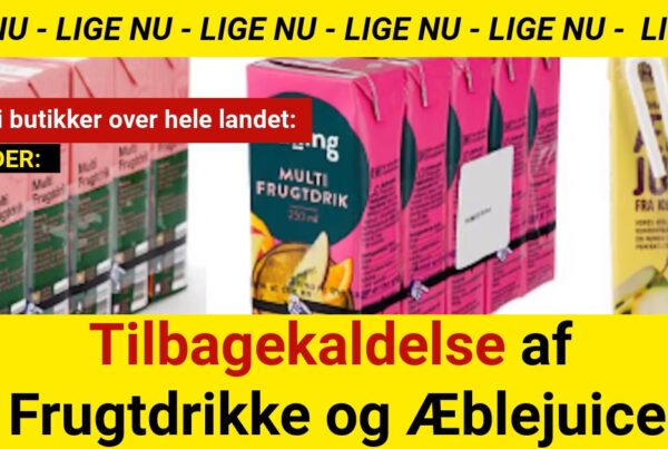 Drik det ikke: Juice og frugtdrik tilbagekaldes