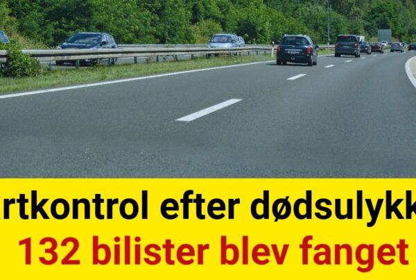 Fartkontrol efter dødsulykke: 132 bilister blev fanget