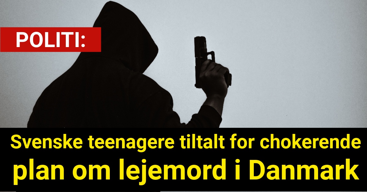 Svenske teenagere tiltalt for chokerende plan om lejemord i Danmark