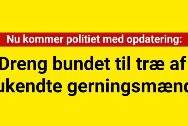 Dreng bundet til træ af ukendte gerningsmænd: Nu kommer politiet med opdatering