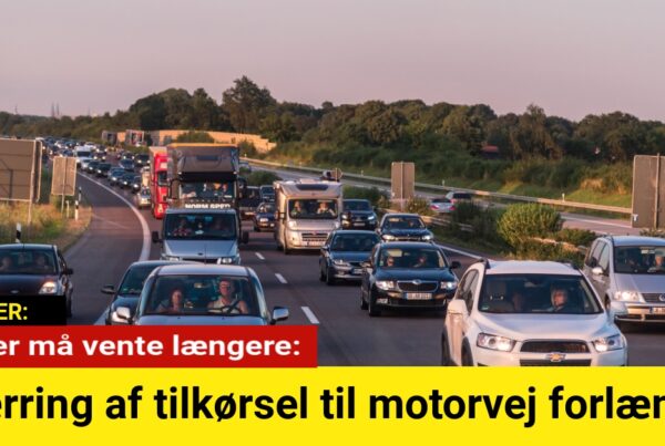 Spærring af tilkørsel til motorvej – bilister må vente længere