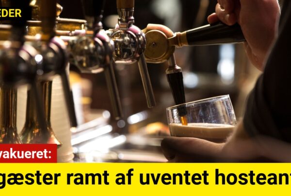 Bar evakueret: 50 gæster ramt af uventet hosteanfald