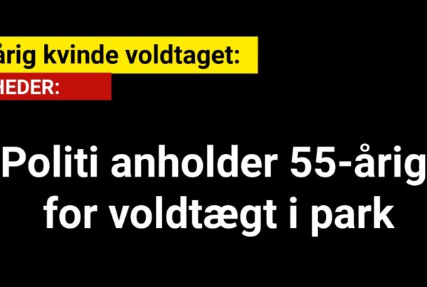 Politi anholder 55-årig for voldtægt i park