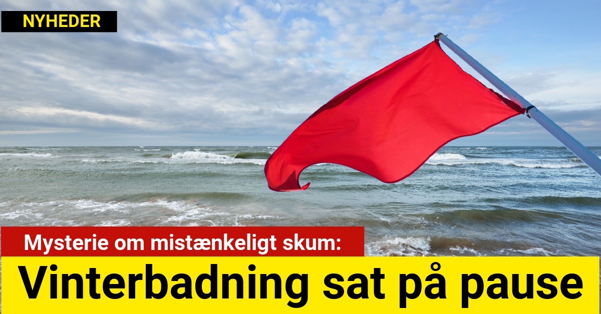 Mysterie om mistænkeligt skum: Vinterbadning sat på pause