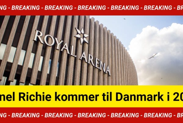 Lionel Richie kommer til Danmark i sommeren 2025