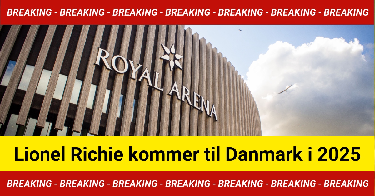 Lionel Richie kommer til Danmark i sommeren 2025