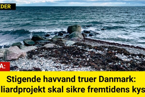 Stigende havvand truer Danmark: Milliardprojekt skal sikre fremtidens kyster