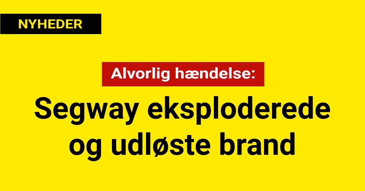 Alvorlig hændelse: