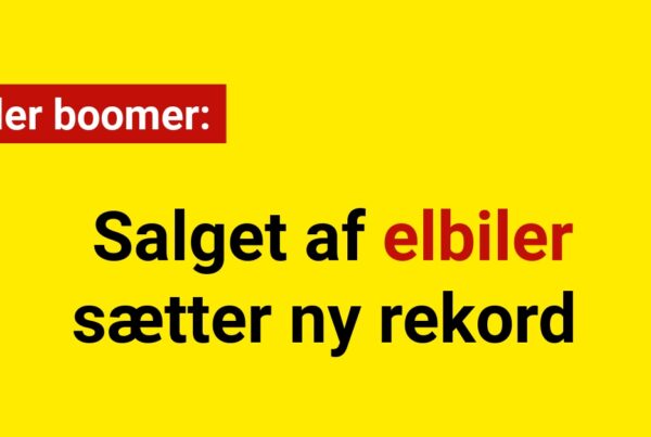 Elbiler boomer: Salget af elbiler sætter ny rekord