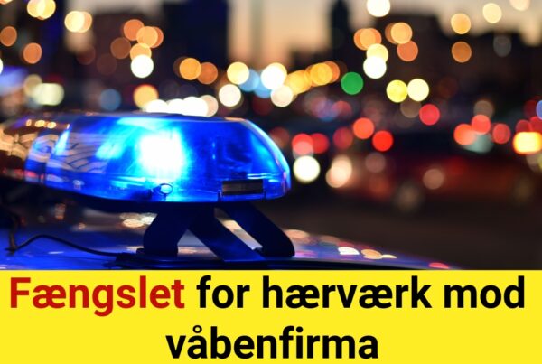 Fængslet for hærværk mod våbenfirma