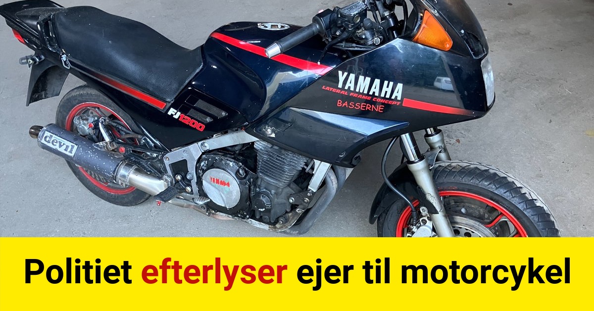 Politiet efterlyser ejer til motorcykel