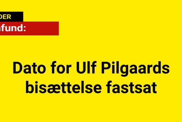 Dato for Ulf Pilgaards bisættelse fastsat