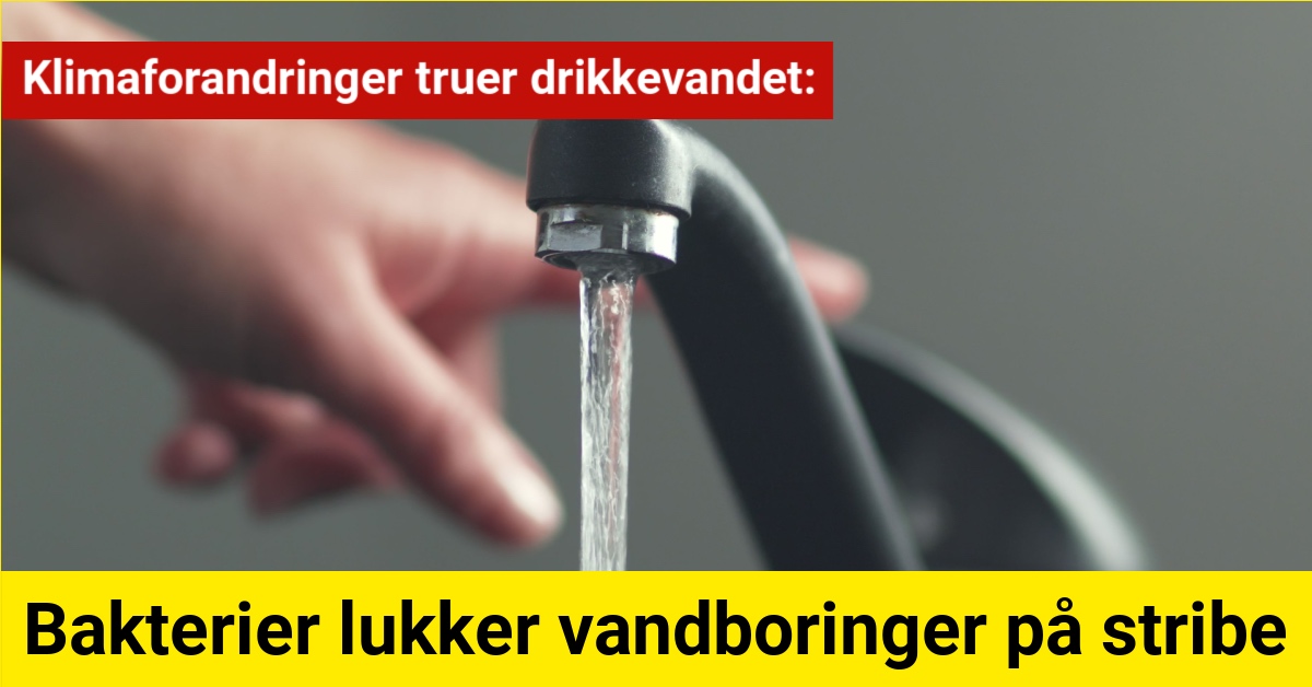 Klimaforandringer truer drikkevandet: