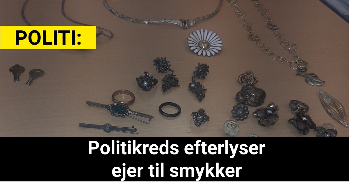 Politikreds efterlyser ejer til smykker