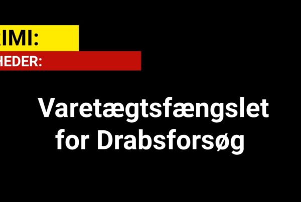 Varetægtsfængslet for Drabsforsøg - Krimi