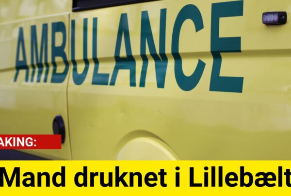 BREAKING: Mand druknet i Lillebælt