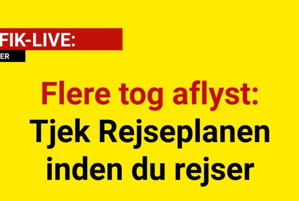 Flere tog aflyst: - Tjek Rejseplanen inden du rejser