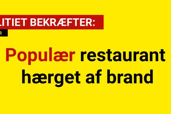 Populær restaurant hærget af brand