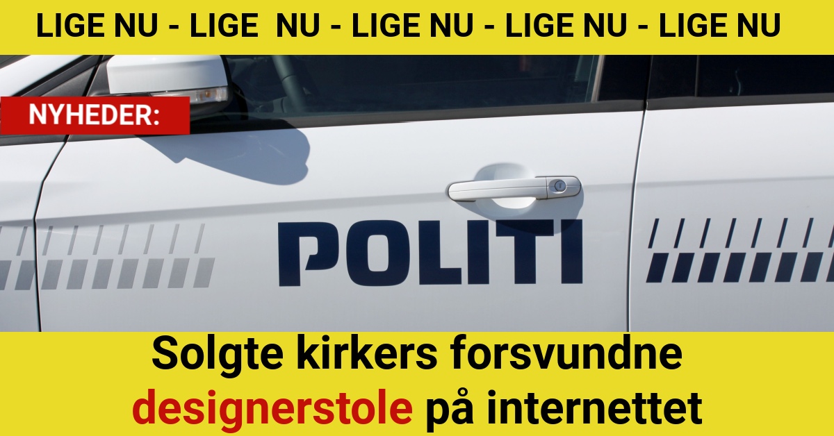 Solgte kirkers forsvundne designerstole på internettet