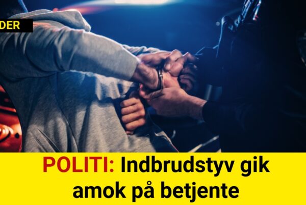 POLITI: Indbrudstyv gik amok på betjente