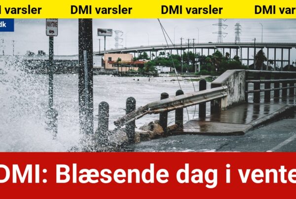 DMI: Blæsende dag i vente