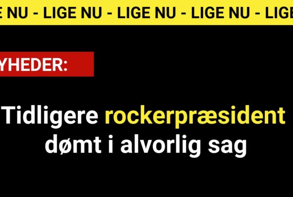 Tidligere rockerpræsident dømt i alvorlig sag