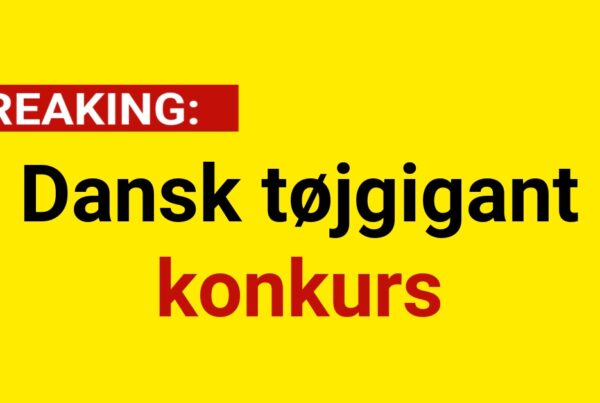 BREAKING: Dansk tøjgigant konkurs