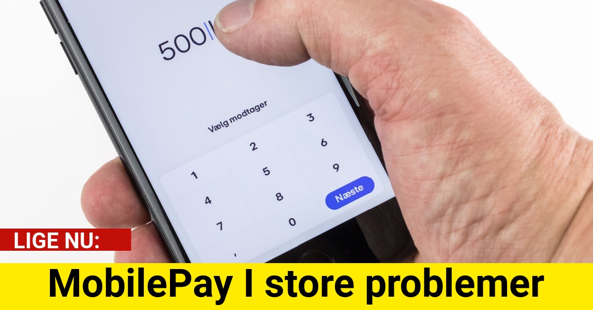 MobilePay I store problemer