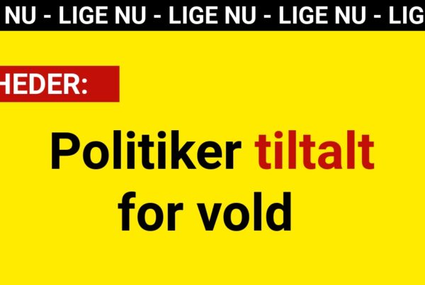 BREAKING: Politiker tiltalt for vold