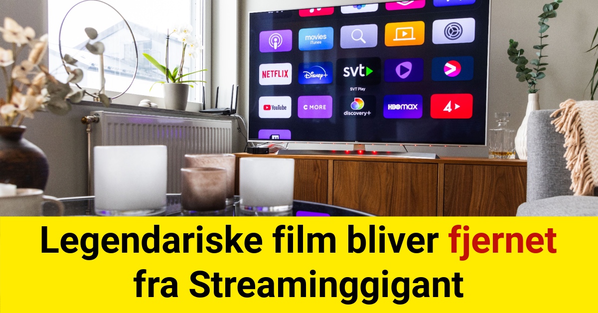 Legendariske film bliver fjernet fra Streaminggigant