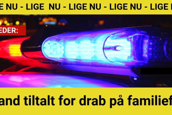 Mand tiltalt for drab på familiefar