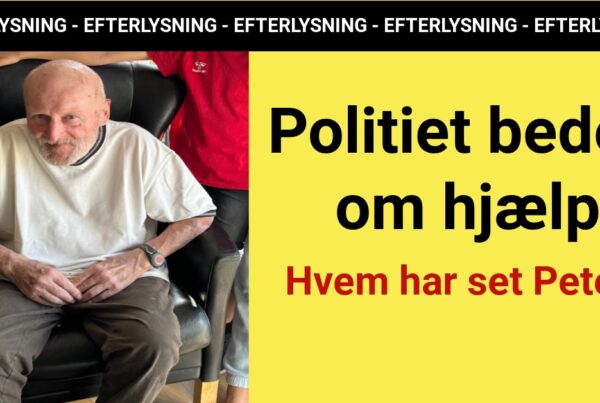 Politiet er bekymret: Hvem har set Peter?