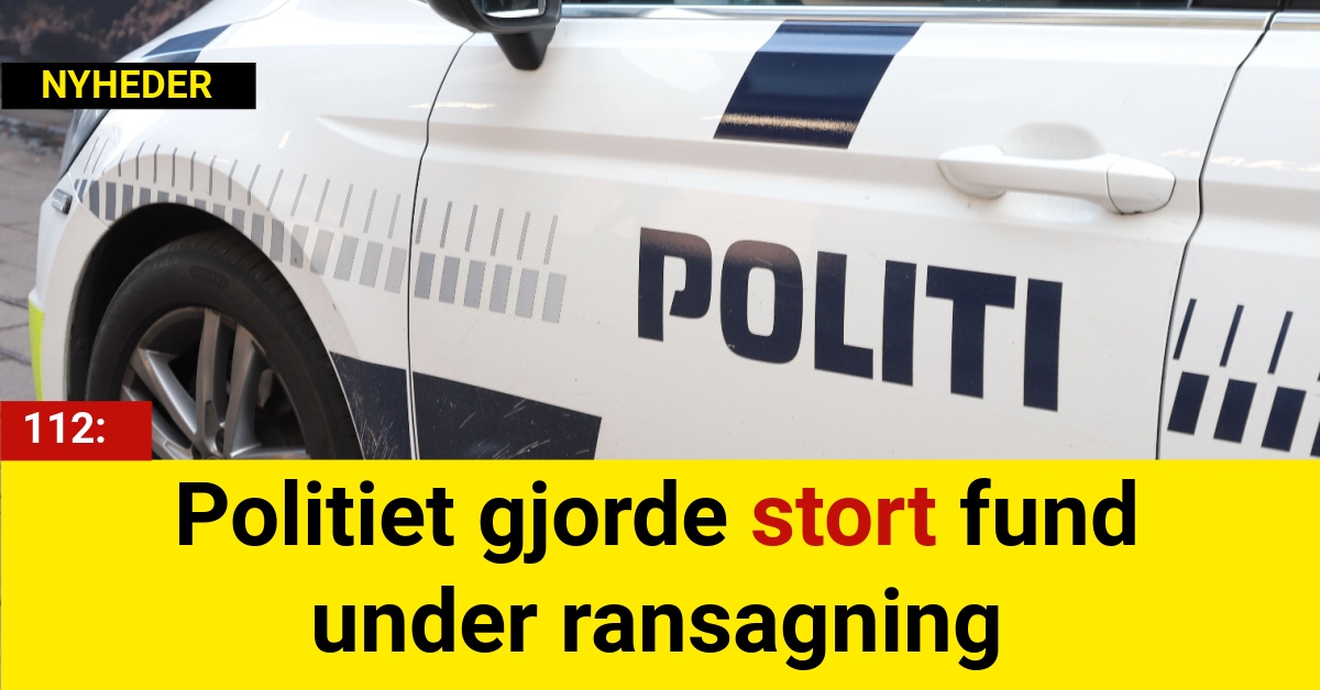 Politiet gjorde stort fund under ransagning