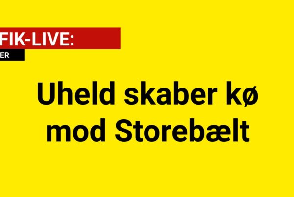 Uheld skaber kø mod Storebælt