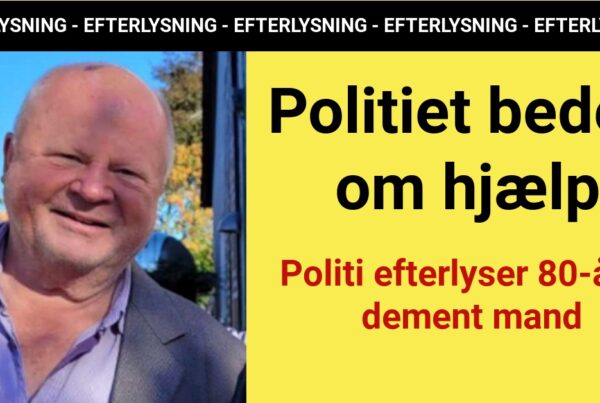 Politi efterlyser 80-årig dement mand