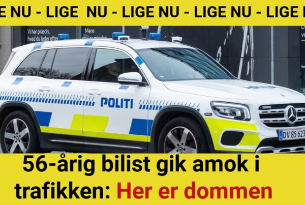 56-årig bilist gik amok i trafikken: Her er dommen