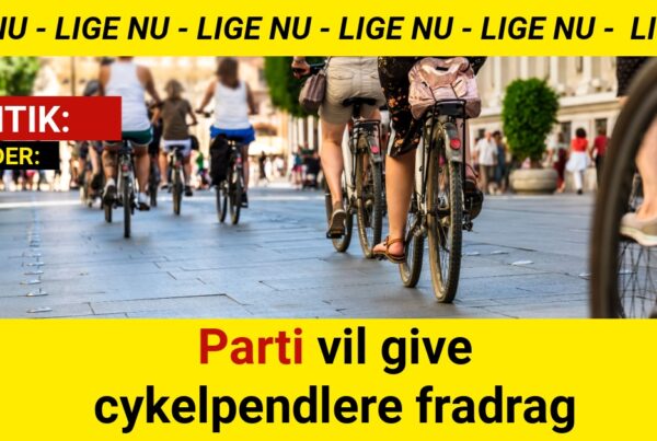 Parti vil give cykelpendlere fradrag