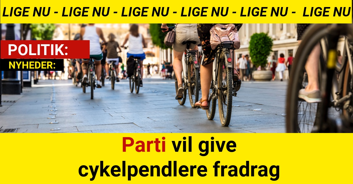 Parti vil give cykelpendlere fradrag