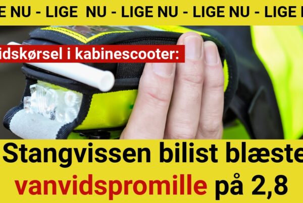 Vanvidskørsel i kabinescooter: