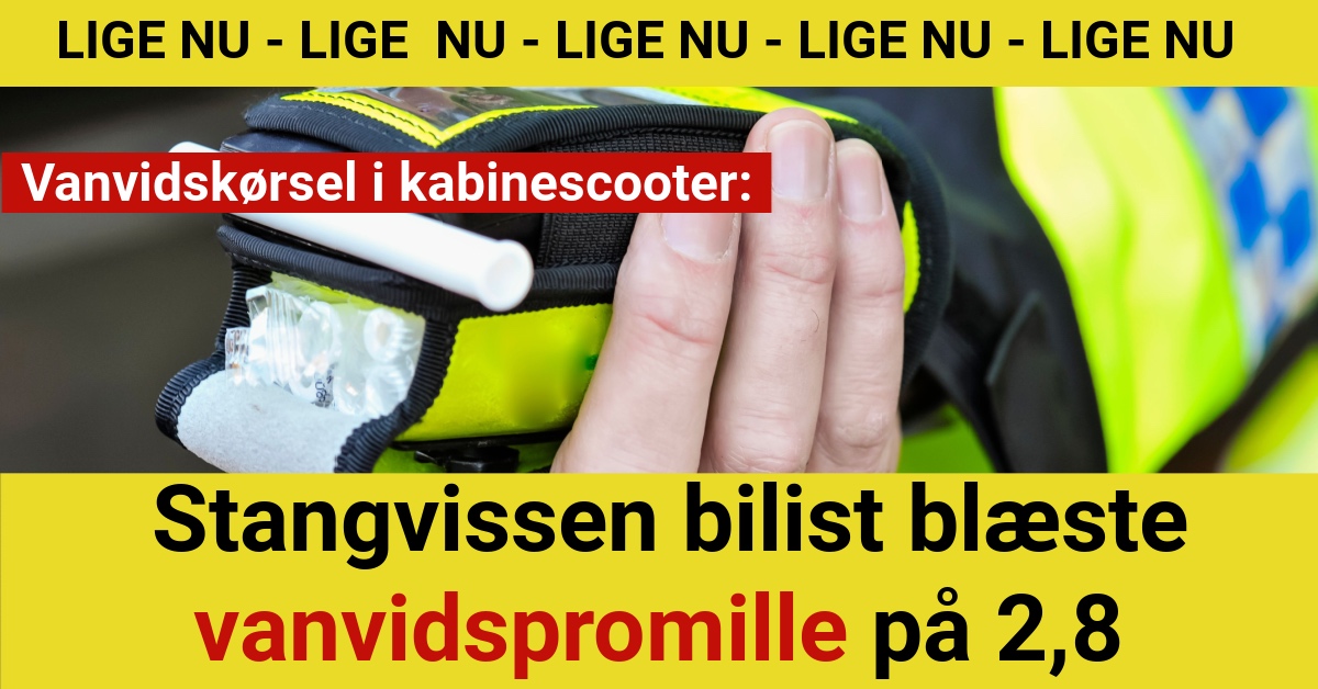 Vanvidskørsel i kabinescooter: