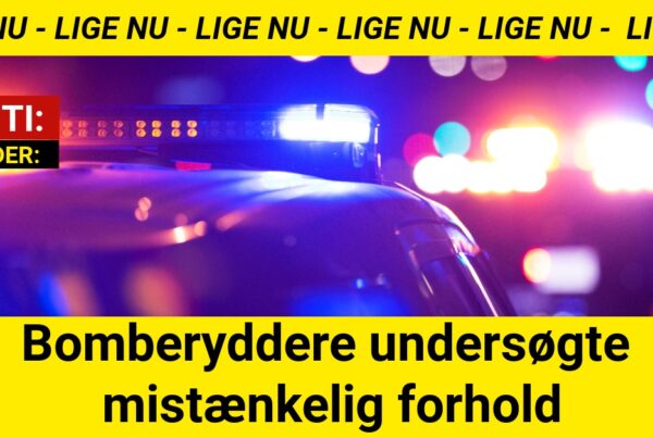 Bomberyddere undersøgte mistænkelig forhold