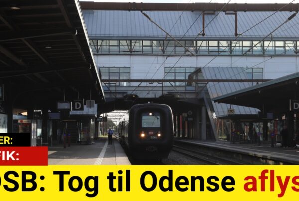 DSB: Tog til Odense aflyst