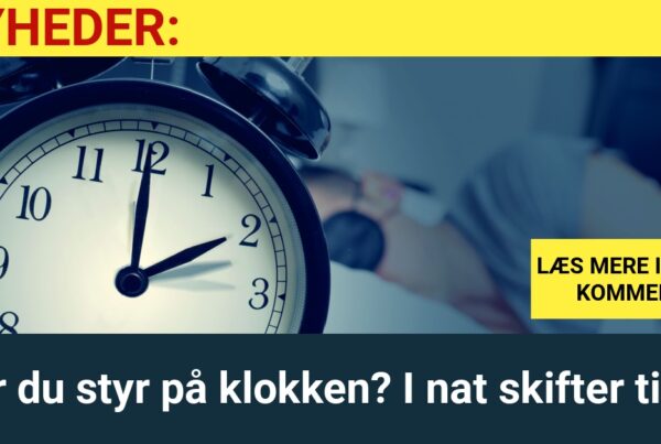 Har du styr på klokken? I nat skifter tiden