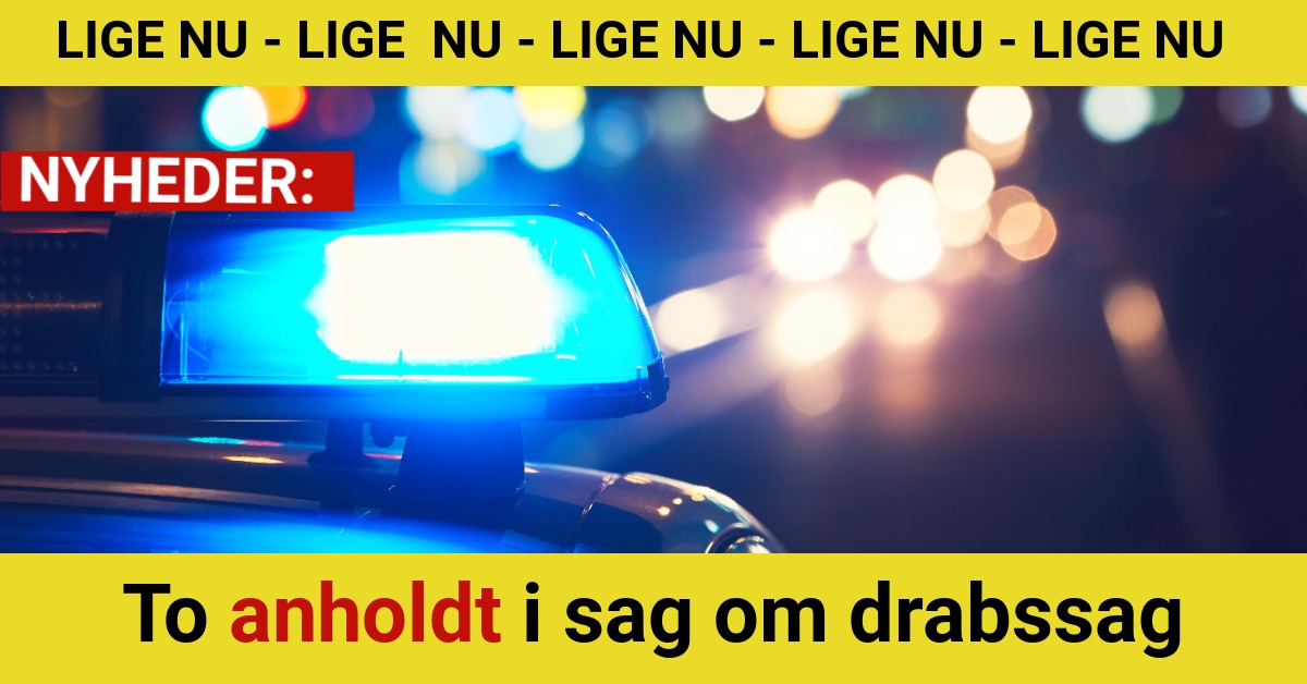 To anholdt i sag om drabssag - Krimi