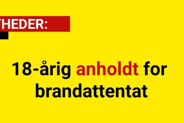 18-årig anholdt for brandattentat - Krimi