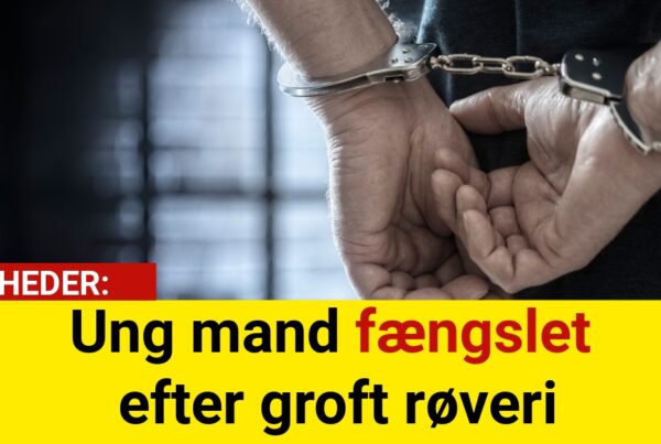 Ung mand fængslet efter groft røveri