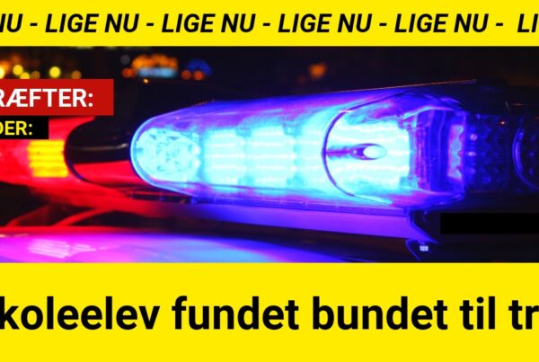 Skoleelev fundet bundet til træ