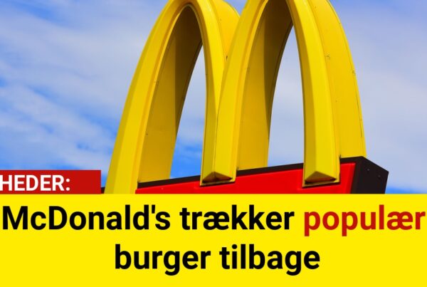 McDonald's trækker populær burger tilbage