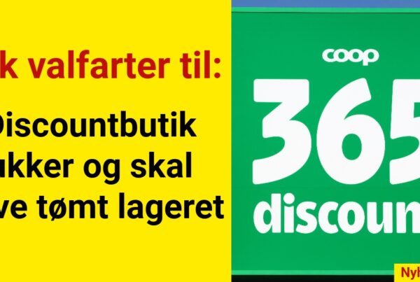 Folk valfarter til: Discountbutik lukker og skal have tømt lageret